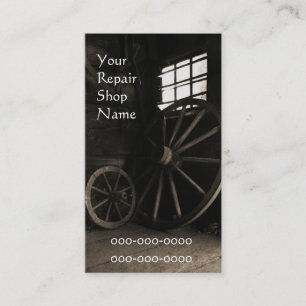 farm equipment repair shop business card