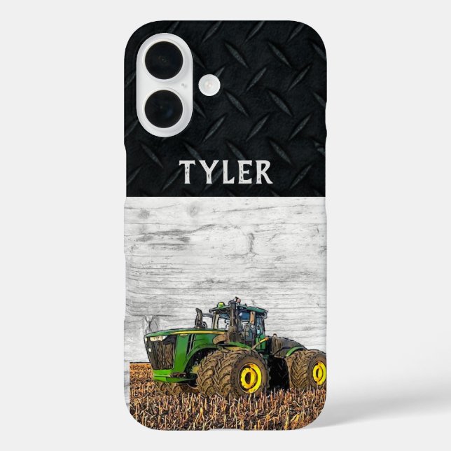 Farm Equipment Tractor Name Farmer Tillage Case-Mate iPhone Case (Back)