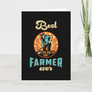 Farm Farmer Agriculture Farming Chicken Funny Gift Card