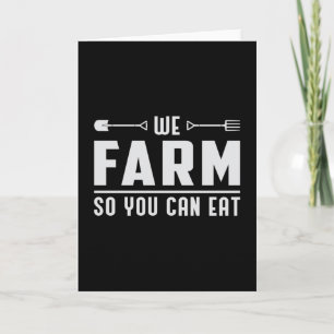 Farm Farmer Agriculture Farming Chicken Funny Gift Card