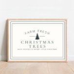 Farm Fresh Christmas Trees Holiday Poster<br><div class="desc">We are always adding new designs daily!</div>