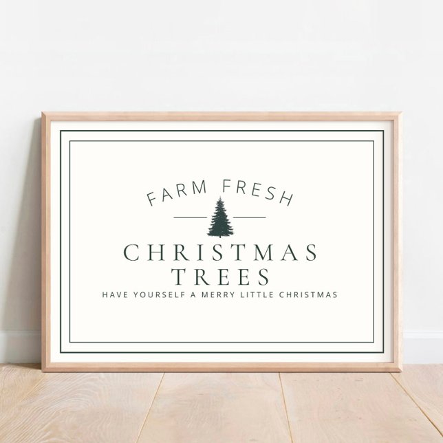 Farm Fresh Christmas Trees Holiday Poster (Creator Uploaded)