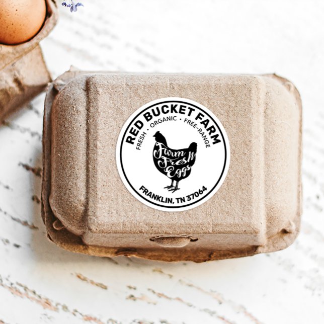 Farm Fresh Eggs Carton Label (Creator Uploaded)