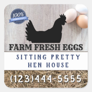Farm Fresh Eggs For Sale Labels