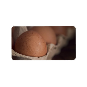 Farm Fresh Eggs Label
