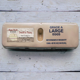Farm Fresh Eggs Label