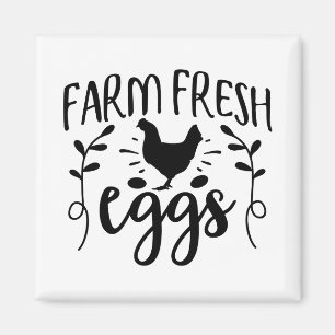 Farm Fresh Eggs Magnet