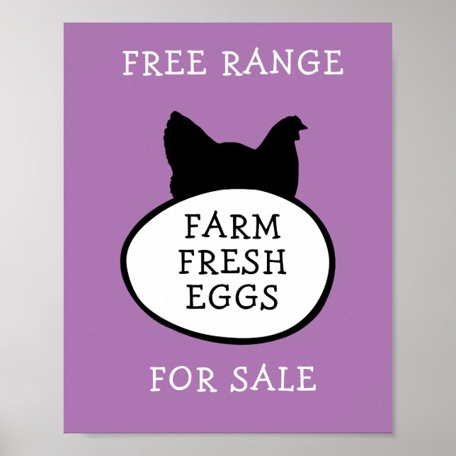 Farm Fresh Eggs Poster (Front)