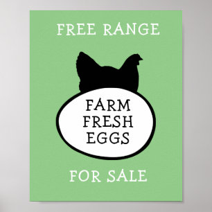 Farm Fresh Eggs Poster
