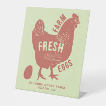 Farm Fresh Eggs with company farm name