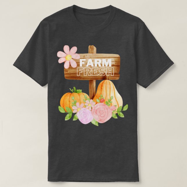Farm Fresh Fall Harvest T-Shirt (Design Front)