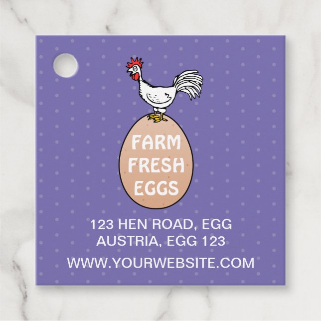 Farm Fresh Favour Tags (Front)