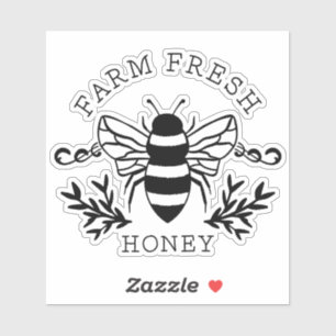 Farm Fresh Honey Bee Spring Sign-58219