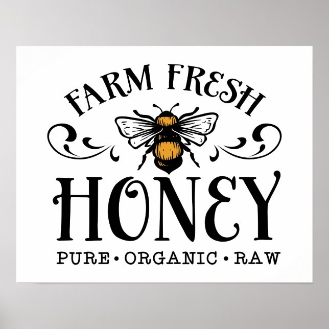 Farm Fresh Honey Poster (Front)
