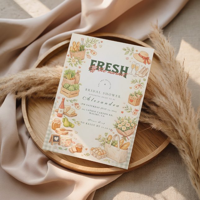 Farm Fresh Market Bridal Shower Invitation (Creator Uploaded)