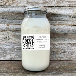 Farm Fresh Milk Homestead Carton Package
