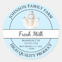 Farm Fresh Milk Label