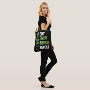 Farm Fresh Organic Food Healthy Lifestyle Harvest  Tote Bag