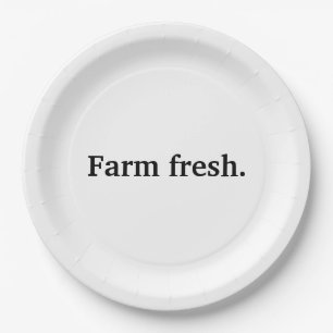 Farm Fresh Paper Plates