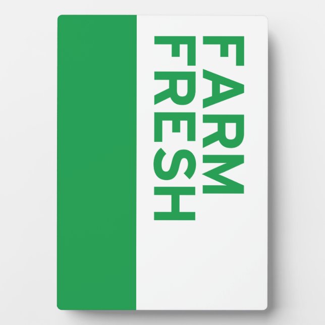 Farm Fresh Plaque (Front)