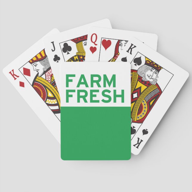 Farm Fresh Playing Cards (Back)