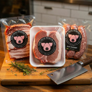 Farm Fresh Premium Pork Business Product Label