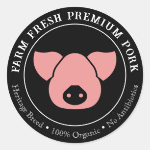 Farm Fresh Premium Pork Business Product Label