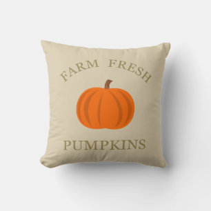 farm fresh pumpkin cushion