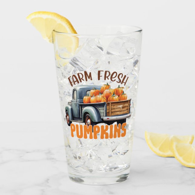 Farm Fresh Pumpkin Glass (Front Ice)