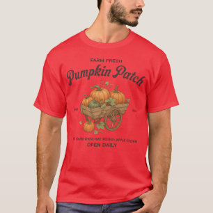 Farm Fresh Pumpkin Patch Est. 1984. Rustic Fall Au T-Shirt