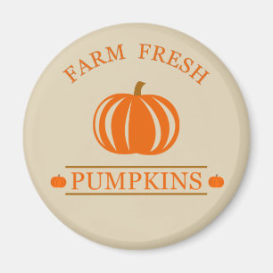 Farm fresh pumpkins magnet