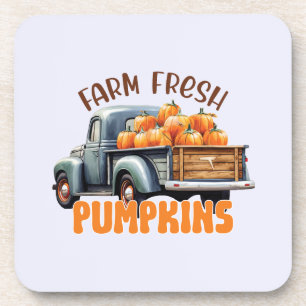 Farm Fresh Pumpkins – Rustic Truck Coaster