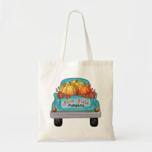 Farm Fresh Pumpkins Vintage Truck Tote Bag