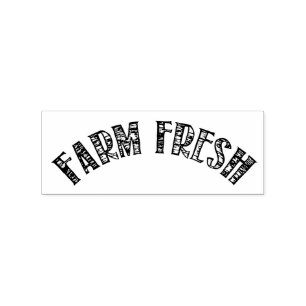Farm Fresh Rubber Stamp