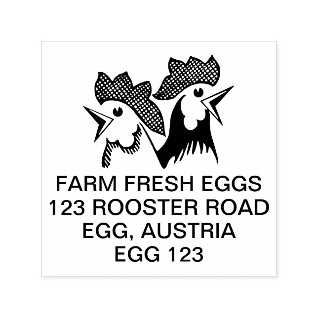 Farm Fresh Self-inking Stamp (Design)