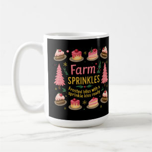 Farm Fresh Sprinkles Bliss With A Kiss Christmas  Coffee Mug