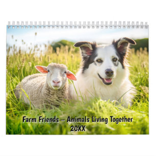 Farm Friends – Animals Living Together Calendar