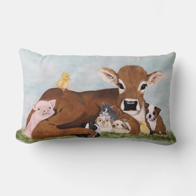 Farm Friends Pillow (Front)