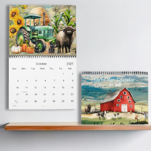 Farm Fun Barnyard Country Kids Calendar