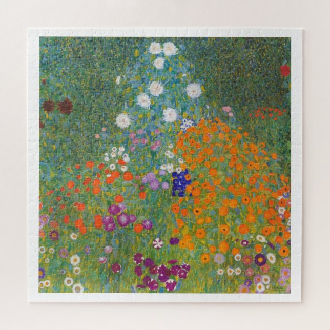 farm garden Gustav Klimt Jigsaw Puzzle (Horizontal)