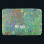Farm Garden with Sunflowers by Gustav Klimt Bath Mat<br><div class="desc">Please visit my store for more interesting design and more colour choice => zazzle.com/colorfulworld*</div>