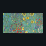 Farm Garden with Sunflowers by Gustav Klimt  Desk Mat<br><div class="desc">Please visit my store for more interesting design and more colour choice => zazzle.com/colorfulworld*</div>