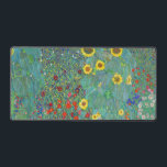 Farm Garden with Sunflowers by Gustav Klimt  Desk Mat<br><div class="desc">Please visit my store for more interesting design and more colour choice => zazzle.com/colorfulworld*</div>