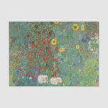 Farm Garden with Sunflowers by Gustav Klimt Tissue Paper<br><div class="desc">Farm Garden with Sunflowers by Gustav Klimt</div>