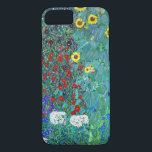 Farm Garden with Sunflowers, Gustav Klimt iPhone 8/7 Case<br><div class="desc">Gustav Klimt (July 14, 1862 – February 6, 1918) was an Austrian symbolist painter and one of the most prominent members of the Vienna Secession movement. Klimt is noted for his paintings, murals, sketches, and other objets d'art. In addition to his figurative works, which include allegories and portraits, he painted...</div>