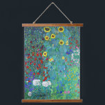Farm Garden with Sunflowers, Gustav Klimt Hanging Tapestry<br><div class="desc">Gustav Klimt (July 14, 1862 – February 6, 1918) was an Austrian symbolist painter and one of the most prominent members of the Vienna Secession movement. Klimt is noted for his paintings, murals, sketches, and other objets d'art. In addition to his figurative works, which include allegories and portraits, he painted...</div>