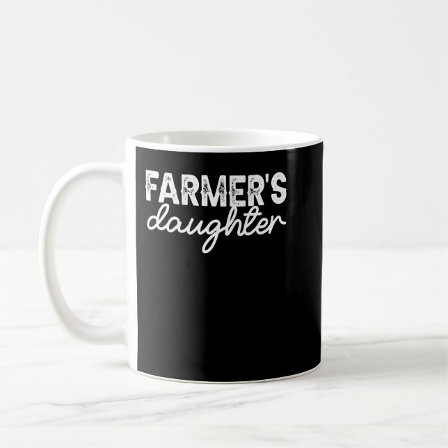 Farm Girl Country Southern Farmer's Daughter Farm  Coffee Mug (Left)