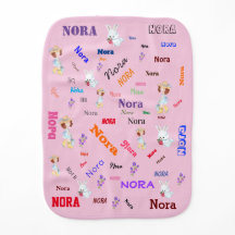 Farm Girl Flower Rabbit Word Cloud Name Collage