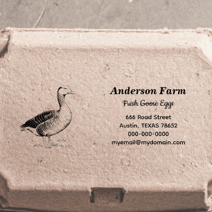 Farm Goose Eggs Return Address Self-inking Stamp