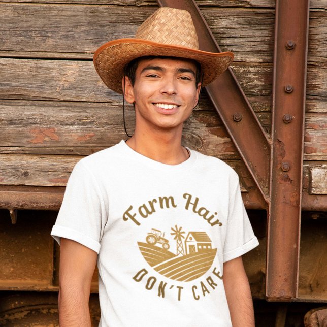 Farm Hair Don’t Care T-Shirt (Creator Uploaded)